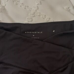 Aeropostale Women's Black bell bottom Leggings